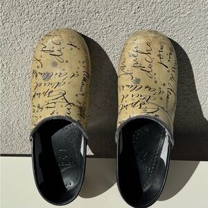 DANSKO French Paris France Clogs Mules Comfort Shoes Size 8.5-9 EU 39